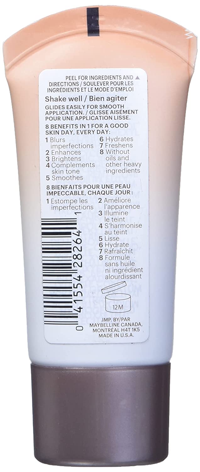 Maybelline Dream Fresh Skin Hydrating BB cream, 8-in-1 Skin Perfecting Beauty Balm with Broad Spectrum SPF 30, Sheer Tint Coverage, Oil-Free, Medium, 1 Fl Oz - Image 2